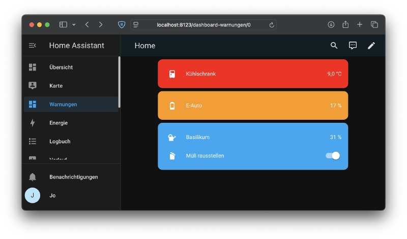 Featured image of post Fehler & Warnungen im Home Assistant Dashboard anzeigen