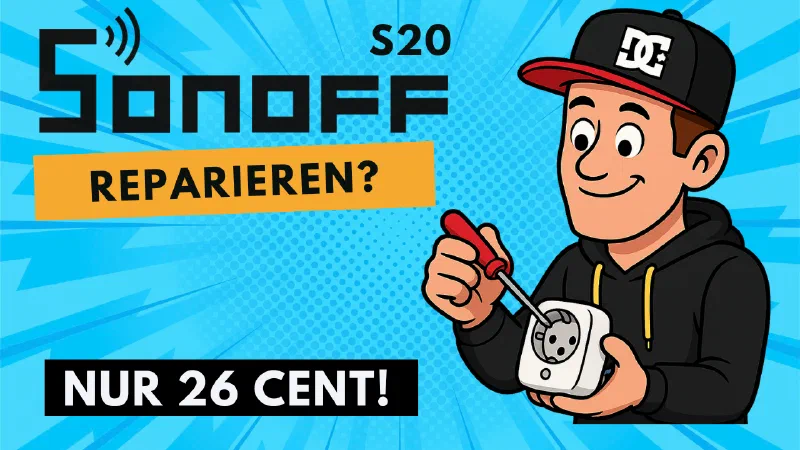 Sonoff S20 Smarte Steckdose reparieren: die 26cent Reparatur