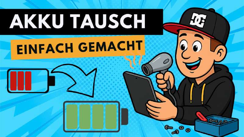 Featured image of post Tablet-Akku selbst wechseln – So rettest du dein altes Gerät in 20 Minuten!