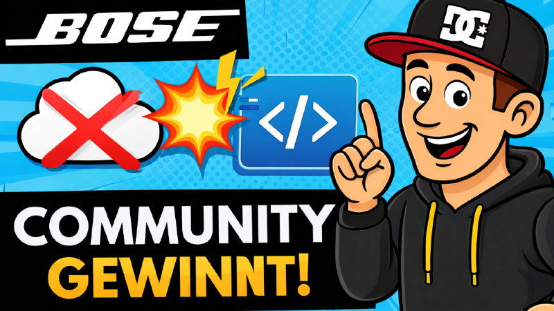Featured image of post Bose musste zurückrudern! Open Source Community rettet SoundTouch-Lautsprecher